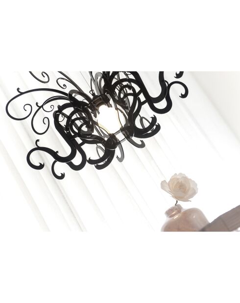 Lustre Gorgon noir -  D.88xH.52 cm