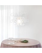 Lustre Gorgon blanc - D.60xH.42 cm