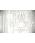 Lustre Gorgon blanc - D.60xH.42 cm