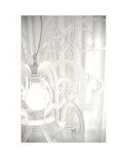 Lustre Gorgon blanc - D.60xH.42 cm