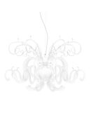 Lustre Gorgon blanc - D.60xH.42 cm