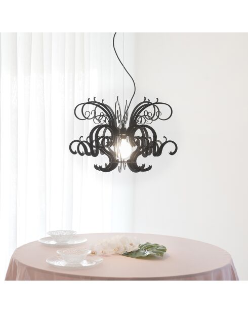 Lustre Gorgon noir - D.60xH.42 cm