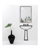 Miroir Vanitoso transparent fumé - 50x6x70 cm