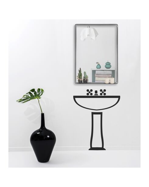 Miroir Vanitoso transparent fumé - 50x6x70 cm