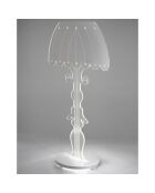 Lampe LED Madame transparente - 27.5x16x50 cm