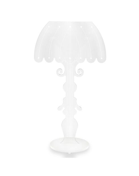 Lampe LED Madame transparente - 27.5x16x50 cm