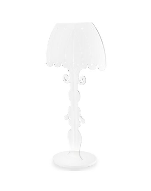 Lampe LED Madame transparente - 27.5x16x50 cm