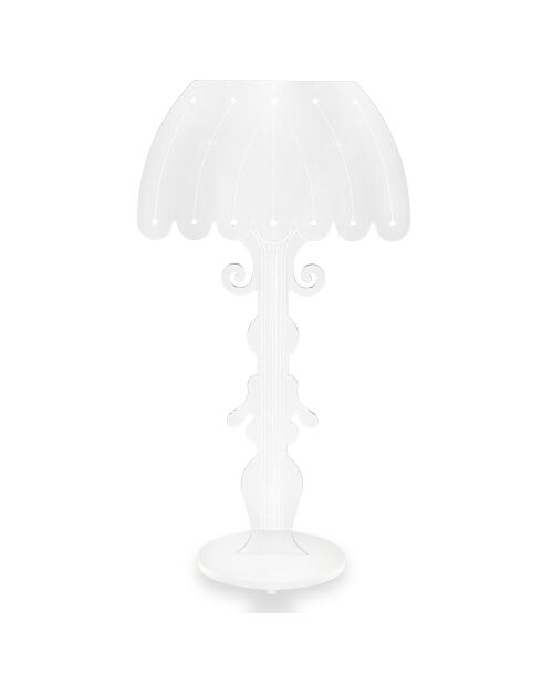 Lampe LED Madame transparente - 15x11x30 cm