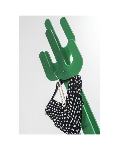 Porte-manteau Peyote vert - D.36xH.177 cm