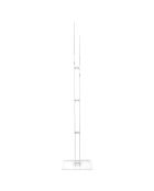 Porte-manteau Peyote transparent - D.36xH.177 cm