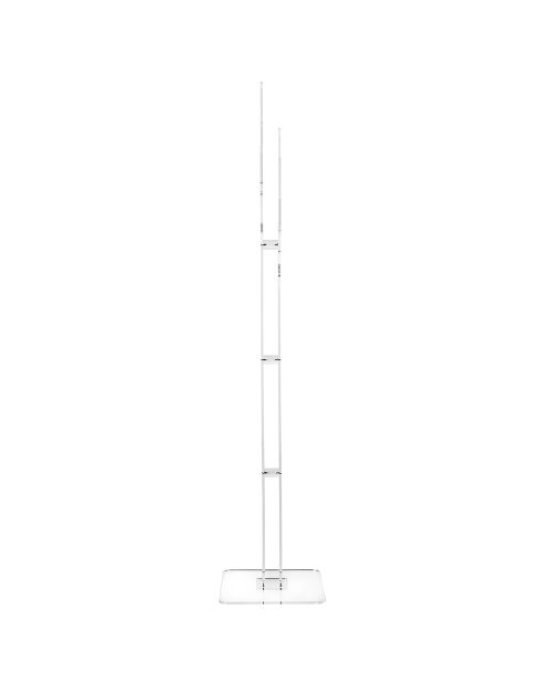 Porte-manteau Peyote transparent - D.36xH.177 cm