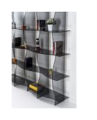 Bibliothèque Atmosphère fumé transparent - 180x30x180 cm