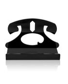 Support pour téléphone Meucci noir - 18x9.5x10 cm