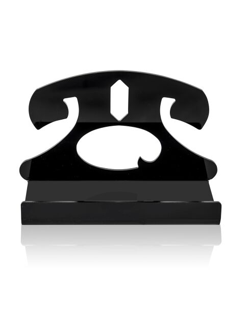 Support pour téléphone Meucci noir - 18x9.5x10 cm