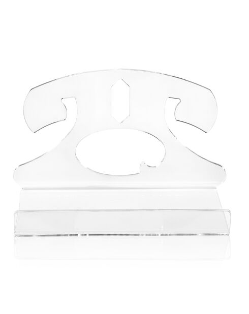 Support pour téléphone Meucci transparent - 18x9.5x10 cm