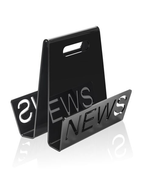 Porte-revues Nunzio noir - 33x23x32 cm