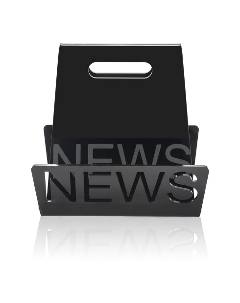 Porte-revues Nunzio noir - 33x23x32 cm