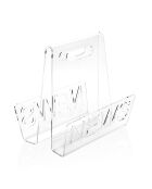 Porte-revues Nunes transparent - 33x23x32 cm
