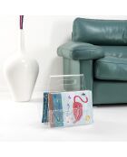 Porte-revues Nunes transparent - 33x23x32 cm