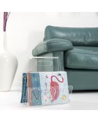 Porte-revues Nunes transparent - 33x23x32 cm