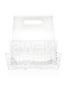 Porte-revues Nunes transparent - 33x23x32 cm