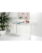 Console Moremore transparente - 99x40x76 cm