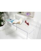 Console Moremore transparente - 99x40x76 cm