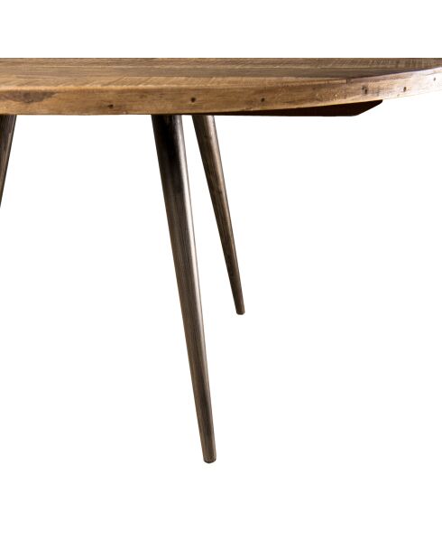 Sixtinischer Teakholz-Couchtisch - D.75xH.40 cm