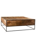 Table basse Sixtine teck - 100x100x36 cm