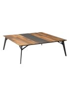 Table basse Maxence teck - 120x120x40 cm