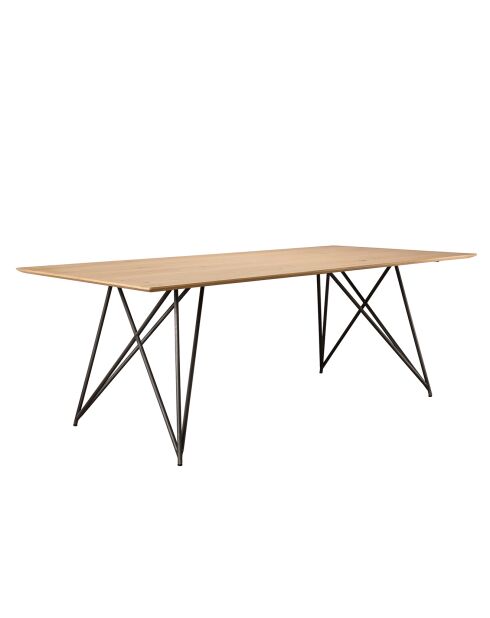 Table de séjour  Maxence chêne - 220x100x76 cm