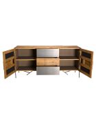 Buffet 2 portes & 3 tiroirs Maxence teck - 167x45x78 cm