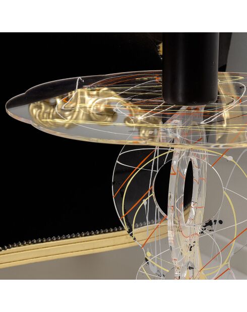 Mesita Arabesque multicolor - D.50xH.60 cm