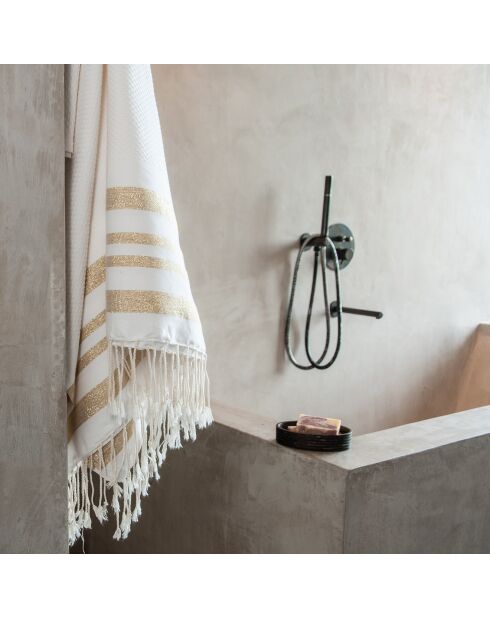 Hamptons weißes Badezimmer-Set, 3-teilig