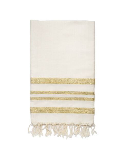 Mantel blanco Hamptons de 200 g/m², 100% algodón