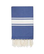 Tischdecke aus 100% Baumwolle 200 g/m² Saint-Tropez Griechisch blau/weiß