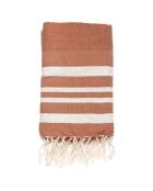 Hamptons Honeycomb Fouta, Terrakotta, 100 x 200 cm