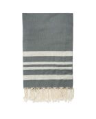 Mantel Hamptons gris medio de 200 g/m², 100% algodón