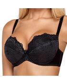 Soutien-gorge push-up Cassi noir