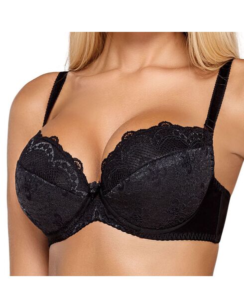 Cassi schwarzer Push-up-BH