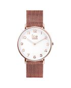 Montre Femme En Métal City Milanese Small 2H rose doré - D.38.5 mm