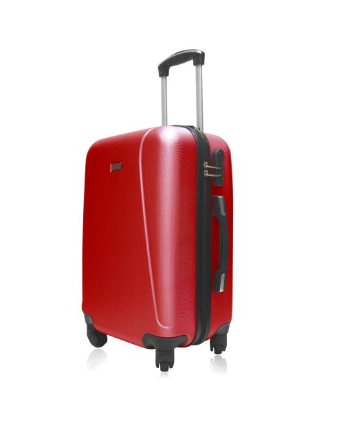 Valise Long Séjour 4 roues Lanzarote 75 cm rouge