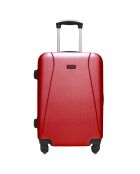 Valise Cabine 4 roues simples Lanzarote 55 cm rouge