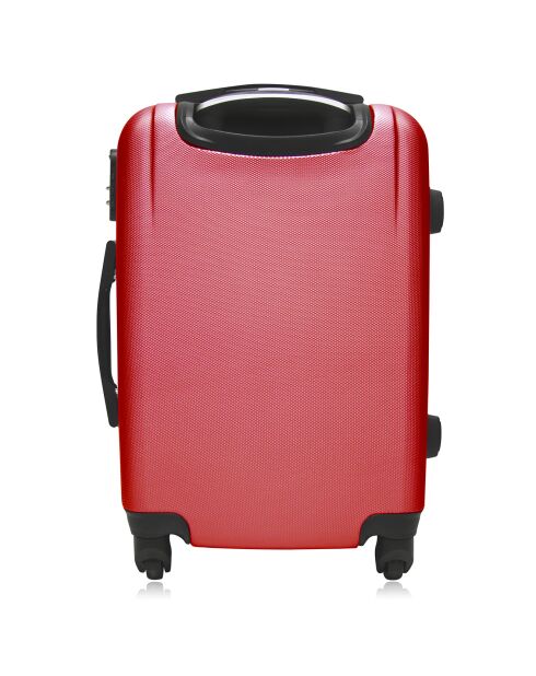 Valise Cabine 4 roues simples Lanzarote 55 cm rouge