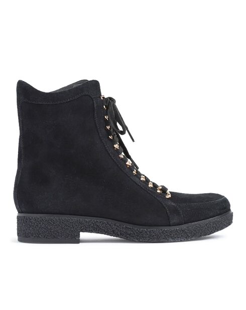 Boots en Cuir Lena noires