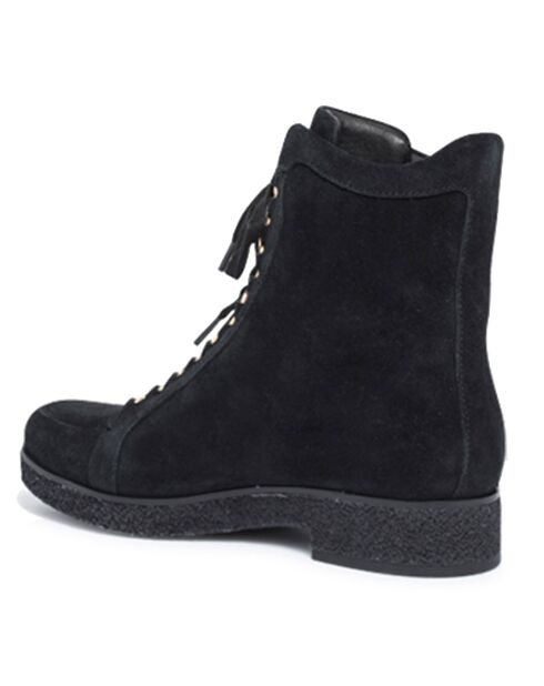 Boots en Cuir Lena noires