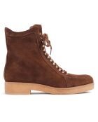 Boots en Cuir Lena camel