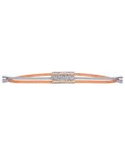 Only One All Gold Armreif in Silber/Gold/Rosa