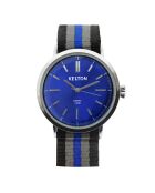 Montre Homme en Nylon Metalic bleue