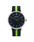 Montre Femme en Nylon Idyllic blanc/vert